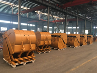 Excavator Bucket Tambang Tugas Berat Ekstra untuk Penanganan Batu Tambang 20-50 Ton