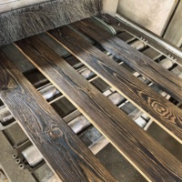 Revêtement mural en bois carbonisé traditionnel Shou Sugi Ban, bois brûlé, pour la décoration des murs intérieurs et extérieurs