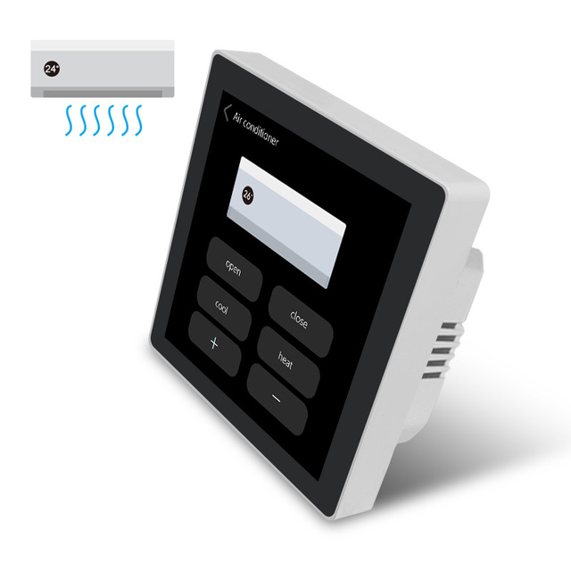 Tuya Control Panel with OLED Display Zigbee Touch Screen Function Factory Outlet Scene Switch Modern Home Automation System