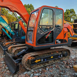Mini pelle d'occasion 7.5 tonnes Doosan DX75 pelle hydraulique sur chenilles d'occasion de haute qualité à bas prix Doosan DX75 Offre Spéciale - Product Image 1