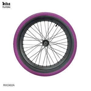 Llanta de aleación de <span class=keywords><strong>aluminio</strong></span> con neumático de color personalizado, juego de ruedas de bicicleta BMX de 20 pulgadas - Product Image 2