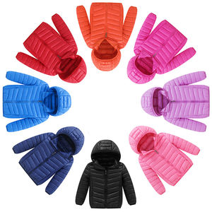 Giacca Imbottita Leggera Autunnale per Bambini, <span class=keywords><strong>Cappotto</strong></span> <span class=keywords><strong>Invernale</strong></span> Casual con Cappuccio per Ragazzi e Ragazze - Product Image 1