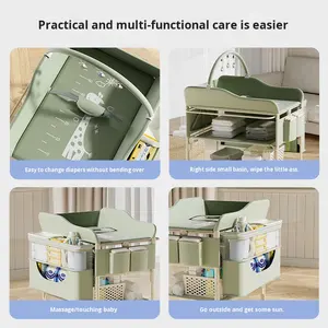 <span class=keywords><strong>Table</strong></span> à <span class=keywords><strong>langer</strong></span> pour bébé, bain, massage, pliable, multifonctionnelle, lit bébé direct, fabriqué en Chine, modèle 002 - Product Image 4