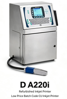 Imprimante jet d'encre reconditionnée D A220i pour l'impression industrielle, imprimante jet d'encre à code de lot à bas prix, imprimante jet d'encre Cij