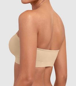 Soutien-gorge bandeau invisible sans couture transparent avec bretelles, soutien-gorge sans fil push-up antidérapant pour <span class=keywords><strong>femme</strong></span>, soutien-gorge de sport sans bretelles pour <span class=keywords><strong>femme</strong></span> - Product Image 3