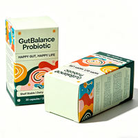 Customized Product Small Box Plain White Cardboard Paper Box for Medicine Supplement Bottle Packaging