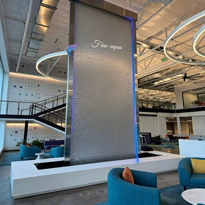 Cortina de Agua Colgante de Malla de Acero para Bodas, Cascada Interior, Separador de Ambientes, Diseño Pastoral, Estructura sin Marco - Product Image 6