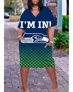 サッカードレスKC 49ERS Steelers Cowboys,2024ファッショナブルな女性の毎日の着用ドレス夏のスポーツドレス - Product Image 4