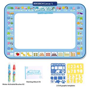 Tavola Magica per Disegno ad Acqua, Lavagna per Bambini con Scrittura e Pittura Riutilizzabile, Set Colori per Graffiti - Product Image 6