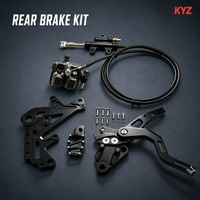 Kit de frein à pied en aluminium CNC Tuttio Soleil 01, support double étrier, ensemble d'étrier de frein arrière pour vélo électrique de course Surron Ultra Bee