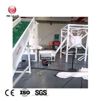 Machine de recyclage de tissus non tissés en plastique PP Densifer Melter Granule semi-plastifié faisant granulateur granulateur agglomérateur