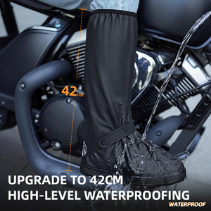 Bottes <span class=keywords><strong>de</strong></span> <span class=keywords><strong>pluie</strong></span> hautes légères et souples, durables, anti-déchirure, antidérapantes, réfléchissantes, avec fermeture éclair, élastiques, imperméables, portables, couvre-chaussures <span class=keywords><strong>de</strong></span> <span class=keywords><strong>pluie</strong></span> - Product Image 3