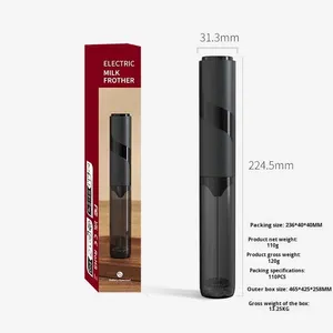 Modernes Elektrisches Hand-Milchaufschäumer- und Eierschläger-Set, Umweltfreundliche Kaffee- & Tee-Helfer für Sahne, Kuchen & Kaffee - Product Image 4