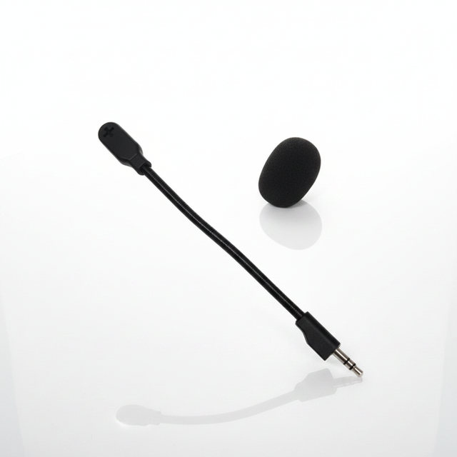 Factory Direct 15cm 3.5mm Detachable Boom Microphone for Logitech G PRO X2 Lightspeed Headset Plug and Play Replacement