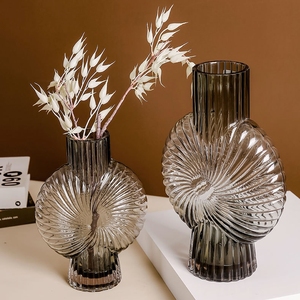 टेबलटॉप घर के सजावट के लिए हाथ से उड़ा आधुनिक डिजाइन ग्लास <span class=keywords><strong>vase</strong></span> - Product Image 6