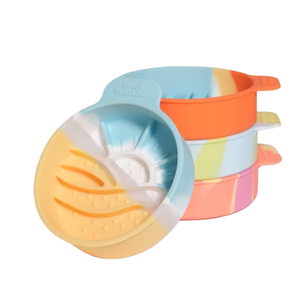 Yeni Sunshine Serisi Çevre Dostu Evcil Hayvan Silikon Yalama Kasesi Kaymaz Yavaş Besleyici 2'si 1 Arada Köpek ve Kedi Hızlı Yeme Önleyici Tasarım - Product Image 2