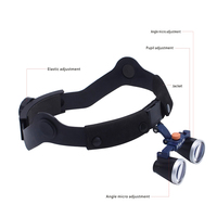 Head-mounted Type 2.5X/3.5X Oral Therapy Magnifier Dental Surgical Exam Microsurgery Glasses