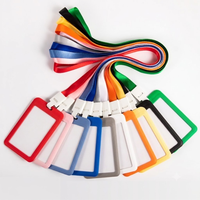 Porte-badge en plastique CARDSILK, design moderne et minimaliste, étui pour carte d'identité, porte-passe d'employé, étui pour carte de contrôle d'accès, étui pour carte d'étudiant, bureau