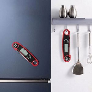 เทอร์โมมิเตอร์วัดอุณหภูมิเนื้อแบบดิจิตอล กันน้ำ อ่านค่าได้รวดเร็ว ทนทาน ผลิตจากวัสดุ PVC พิมพ์ด้วย UV สำหรับการย่าง ทำอาหาร ครัว บาร์บีคิว - Product Image 3