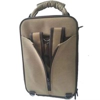 Étui multifonctionnel pour clarinet double Bb, sacoche arrière portable en carbone, sac de transport pour clarinet OEM marron clair Stanluo – Grande Vente
