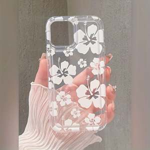 เคสใสลายดอกไม้เล็กน่ารักพร้อมโบว์สีชมพู สำหรับ iPhone 16 15 14 11 12 13 Pro XS Max 7 8 Plus X XR SE เคส TPU นิ่ม - Product Image 4