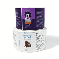 Étiquettes personnalisées pour aliments pour animaux de compagnie, étiquettes autocollantes pour aliments pour chiens et chats, étiquettes adhésives en vinyle imperméables, étiquettes d'emballage imprimées en feuille d'or