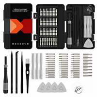 Jeu de tournevis de précision 58-en-1 avec manche en acier pour la réparation de téléphones portables Android et Apple, montres – Outil OEM en gros