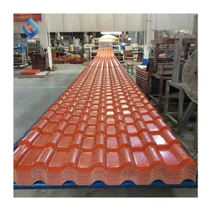 Estate New Building Materials Asa Roofing Tile PVC Plastic Synthetic Resin Roof Tiles