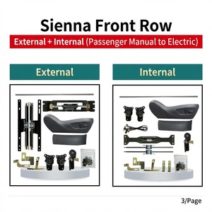 Kit de Modificación de Asientos de Lujo Innova VIP, Piezas de Reequipamiento de Asientos con Masaje, Calefacción y Ventilación, Accesorios de Mejora de Asientos para Toyota - Product Image 2