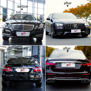 Aplicable a Benzz Clase E w212 actualización w213 AMG kit envolvente de cuerpo Modificación de montaje de Faro de parachoques delantero y trasero - Product Image 5