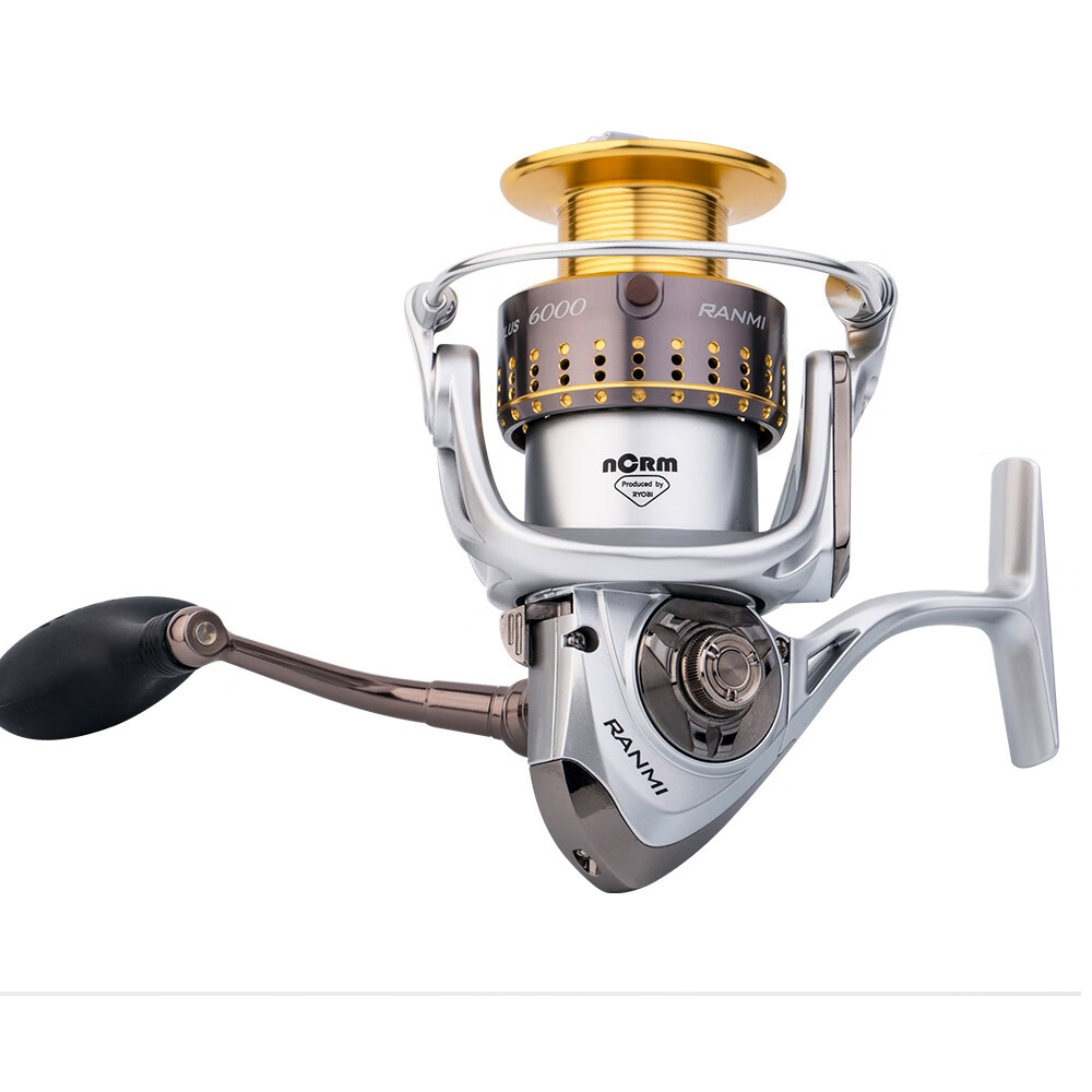 Moulinet De Pêche Ryobi Grand Jeu Vintage 80L, Pour Eau Salée - Neuf Avec Défauts Mineurs
