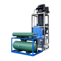 Machine à glaçons industrielle et commerciale neuve de 10 tonnes/jour avec refroidissement par eau et compresseurs Emerson/Fusheng/Hitachi