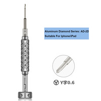 2D antideslizante 0,8 T2 2,5 Y0.6 S2 Kit de destornillador de acero magnético de aleación de acero para Iphone uso especial herramienta de reparación manual de desmontaje