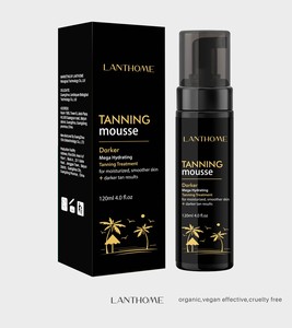 LANTHOME <span class=keywords><strong>Mousse</strong></span> Bronzante DHA Auto-bronzante Effet Hâle Intense Ultra-hydratante 120ml Traitement Bronzant Sans Soleil Corps à la Niacinamide et Peptides - Product Image 3