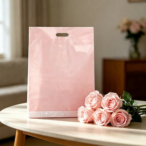 Bolsas de correo resistentes con asa de transporte, impermeables, a prueba de roturas, de plástico, para embalaje de paquetes en almacenes y estaciones de envío exprés. - Product Image 1
