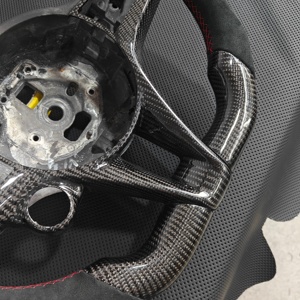 TY para Giulia Stelvio <span class=keywords><strong>Tonale</strong></span>, Accesorios Interiores para Automóvil, Modificación de Estilo Deportivo, Volante Personalizado de Fibra de Carbono Real - Product Image 5