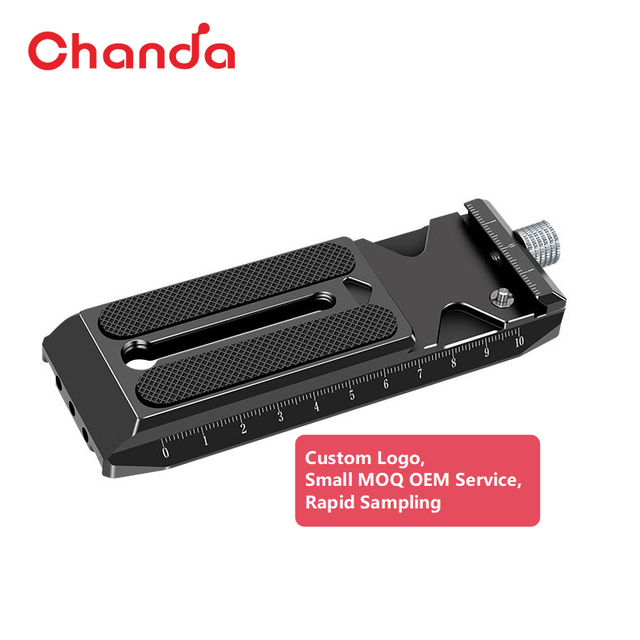 RS2 RSC2 RS3 RS4 38mm Arca Quick Release Plate Aluminum Alloy Vertical Mount Custom Laser Logo Portable Gimbal Tripod Ball Head