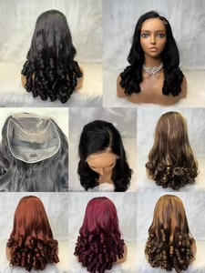 Letsfly Promotion 300gram Glueless 5*5 Lace Closure <b>Wig</b> 20Inch 10A Virgin Human Hair Vendors, Loose Wave Human Hair <b>Wigs</b> - Product Image 2