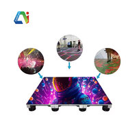Vente directe d'usine de Shenzhen, nouvelle mur vidéo LED interactif, sol de danse pour mariage en intérieur, écran LED pour club et jeux P2.9mm