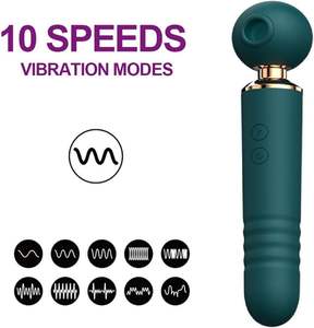 Neuer Magischer Saugender Stoßender Vibrierender <span class=keywords><strong>Dildo</strong></span> G-Punkt Lesbischer Japanischer Massage-Stab Vibrator für Frauen Silikon+ABS Valentinstag - Product Image 6