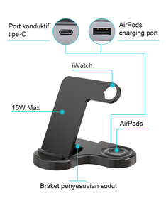 DTC แท่นชาร์จไร้สายแบบ3 in 1สำหรับ iPhone 14 Pro Watch airpods โทรศัพท์มือถือ - Product Image 4