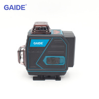 GAIDE usine niveau laser puissant 4d vert 16 lignes niveau laser 4d