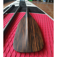 Kingpaddle Pagaie de voyage SUP 3 pièces durable et légère en bois pour planche à pagaie gonflable