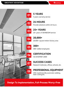 Muebles de Oficina Modernos y Abiertos, Estación de Trabajo Modular para 4-6 Personas, Muebles de Oficina Abiertos para Personal - Product Image 6