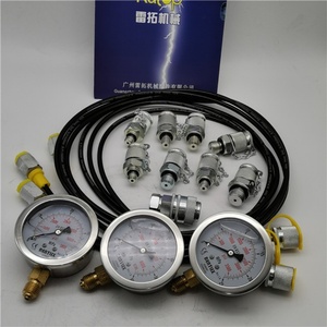 Diagnostic <b>Tool</b> Set for All Heavy Equipment Machine Hydraulic Pressure <b>Measurement</b> Kit, 3 <b>Gauge</b> Hydraulic Pressure <b>Gauge</b> Set - Product Image 4