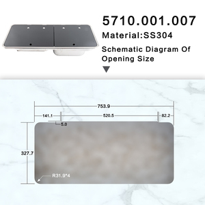 Évier de camping-car en acier inoxydable 304 de haute qualité et cuisinière à <span class=keywords><strong>gaz</strong></span> à double brûleur - Unité de cuisine intégrée pour caravane, camping-car et autocaravane - Product Image 6