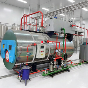 Chaudière à vapeur industrielle à <span class=keywords><strong>condensation</strong></span>, au <span class=keywords><strong>gaz</strong></span> ou au mazout, 4 tonnes, structure horizontale, haute précision pour la fabrication rapide <span class=keywords><strong>de</strong></span> savon - Product Image 3