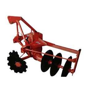 Heavy Duty V Type Disc Plough 6 Row Red Farm <b>Cultivator</b> For Rice Field Deep Tillage - Product Image 1