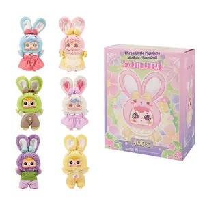 Figura coleccionable Cross-Border Three Little Plushies 400% Body-Soft Cute Bunny Cartoon Peripheral Plush Frozen Inspirado Regalo Muñeca para niñas - Product Image 5