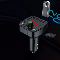 Günstigeres kabelloses BT FM Transmitter Auto ladegerät Zwei USB-Schnell ladegeräte unterstützen TF/USB-Karten auto MP3-Player